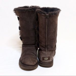 Tall UGG Bailey button neon boots